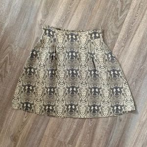 Marc Jacobs 100% Silk Snake Print Skirt Size 2